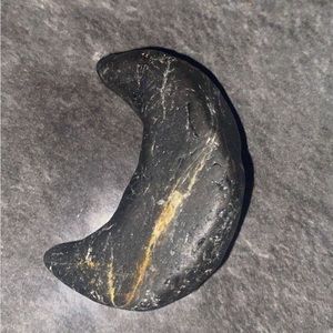 Tumbled Black Obsidian Moon stone/crystal